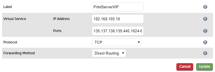 Label, virtual service, protocol, forwarding message, update.