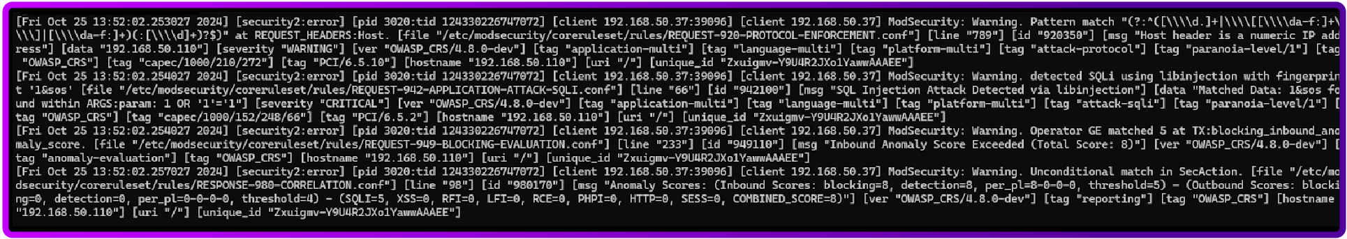A comprehensive guide to log monitoring with ModSecurity and HAPr0xy