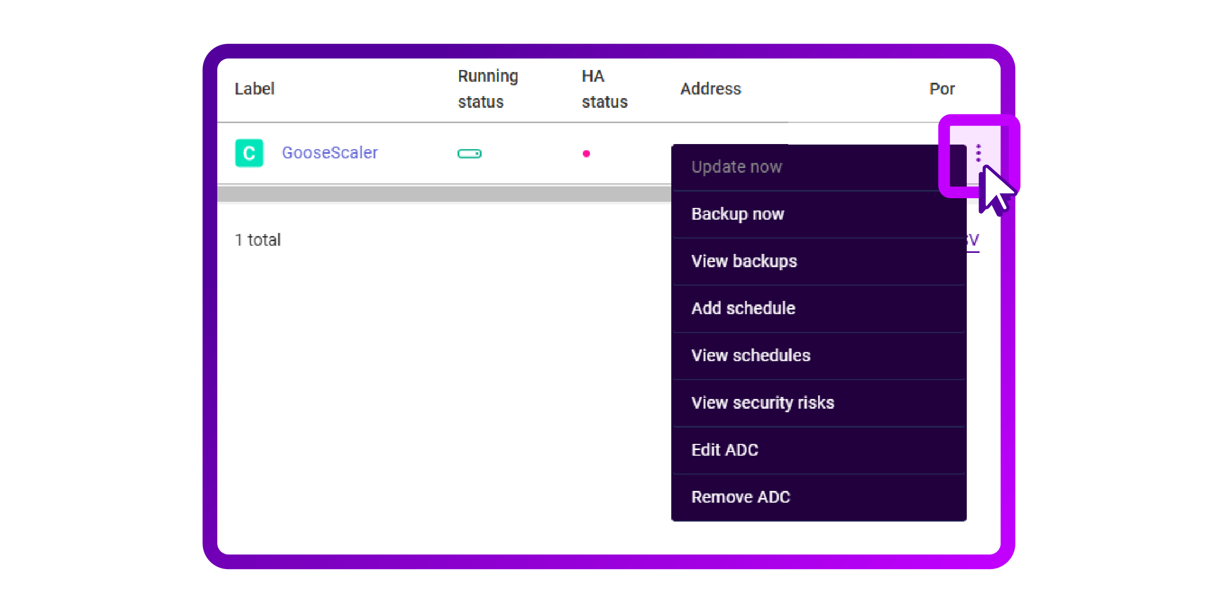 How to connect and manage a Citrix NetScaler in the Loadbalancer ADC Portal