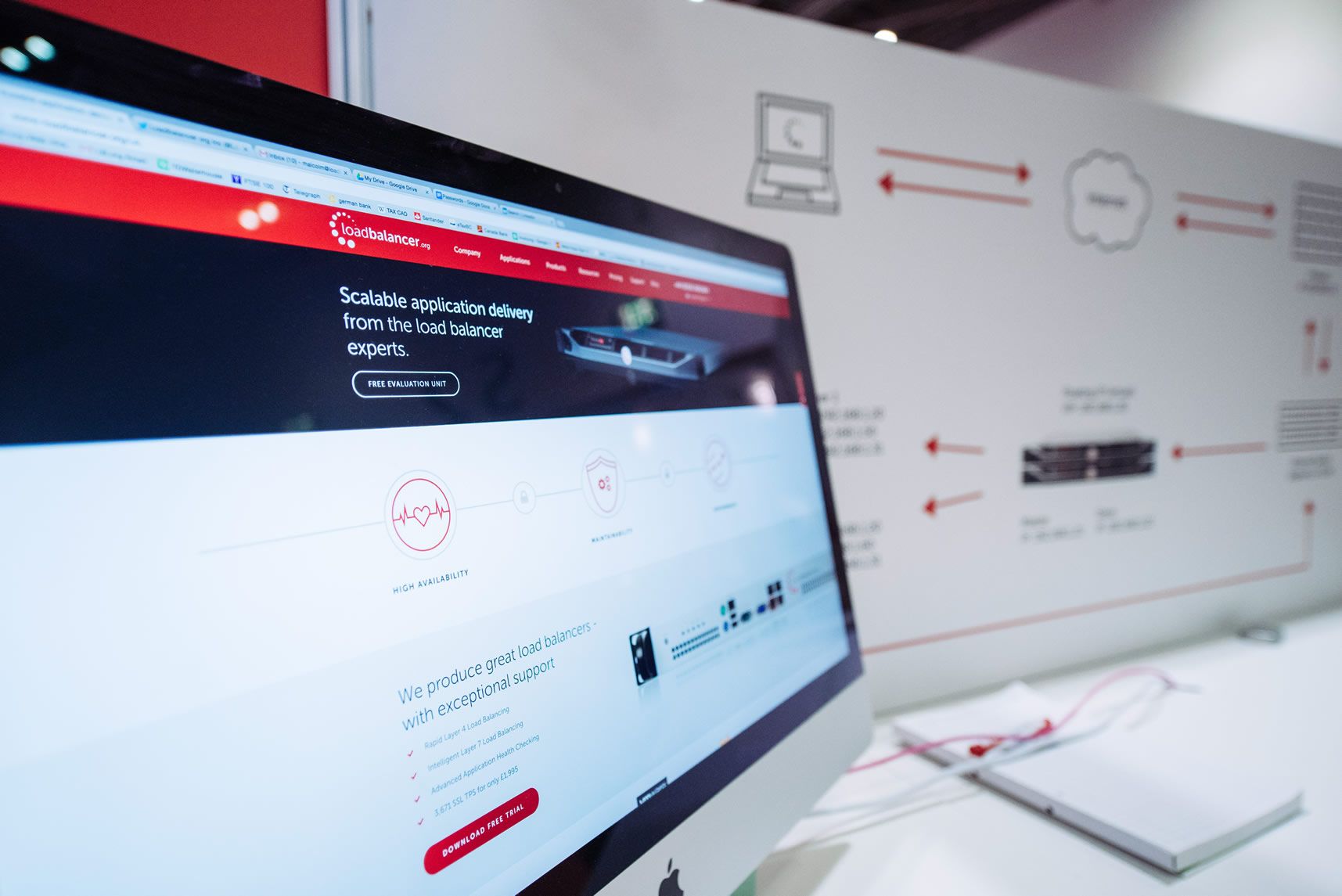 Loadbalancer.dk stand at IP EXPO Europe 2015